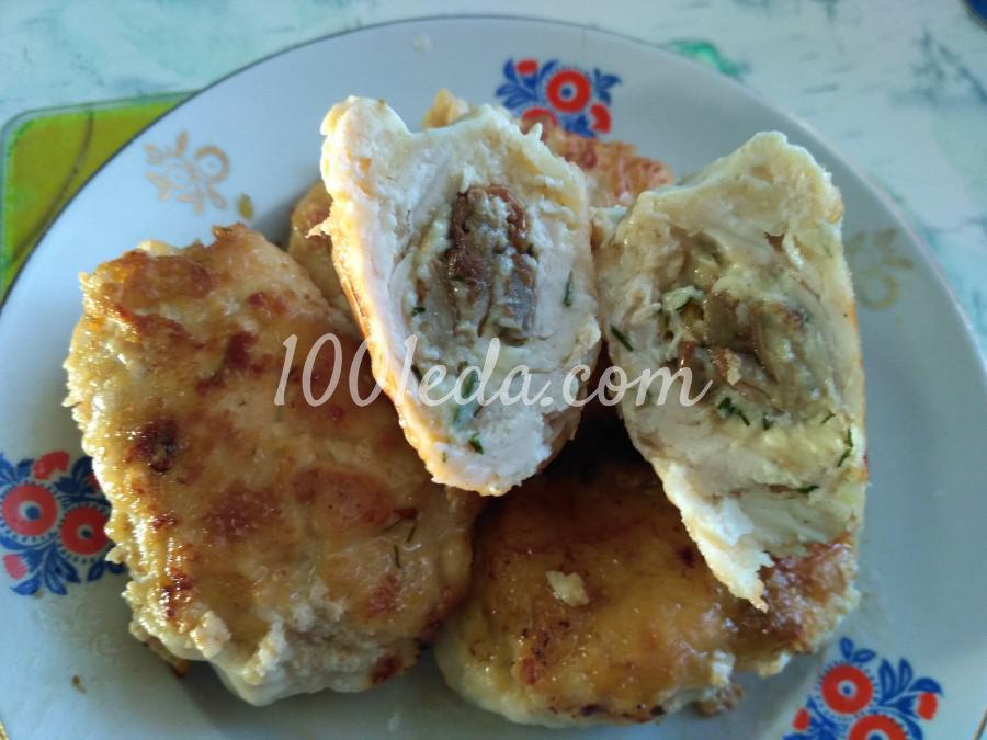 Рулетики из куриного филе с грибами и сыром: рецепт с пошаговым фото