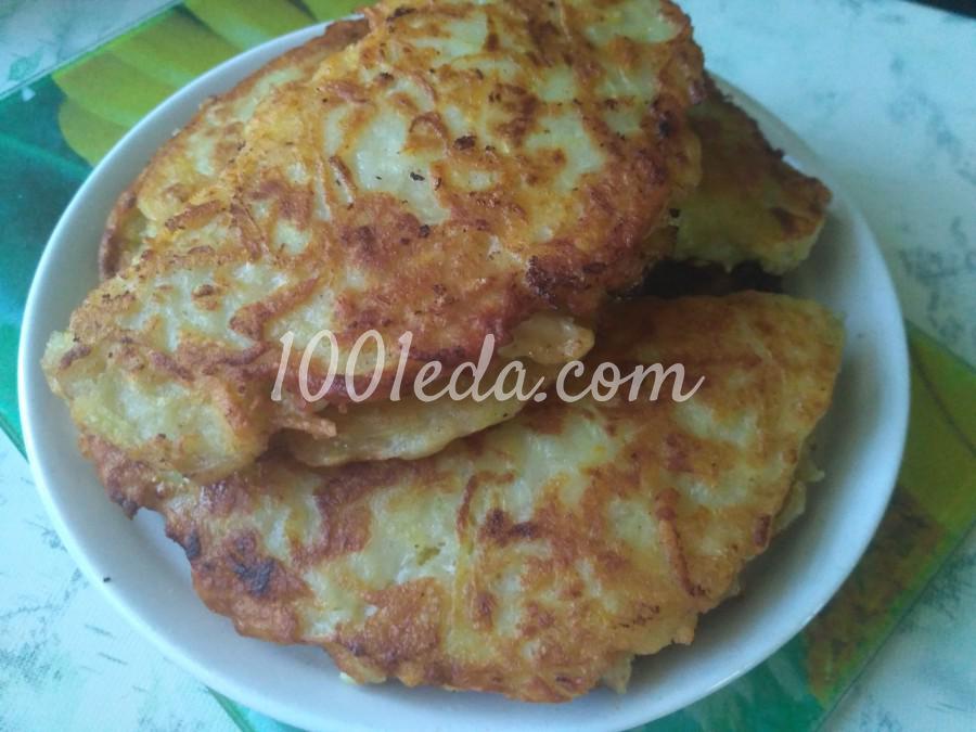 Картофельные чебуреки с куриным филе