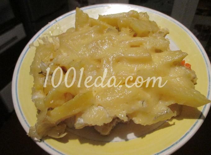 Картофель под сырной шапкой в рукаве: рецепт с пошаговым фото