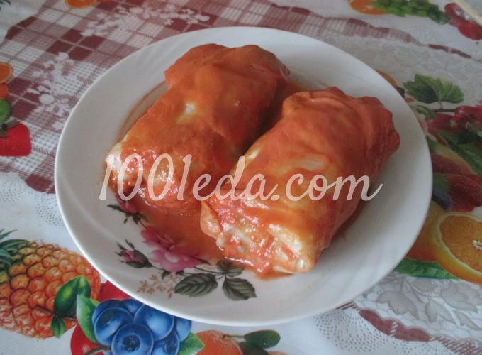 Голубцы под томатно-сливочным соусом: рецепт с пошаговым фото