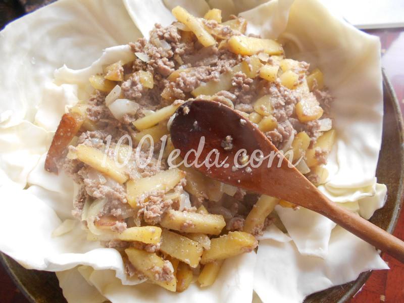 Капуста с картошкой и фаршем: пошаговый с фото - Шаг №4 Капуста с картошкой и фаршем: пошаговый с фото - Шаг №4
