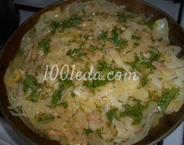 Капуста с картошкой и фаршем: пошаговый с фото - Шаг №8 Капуста с картошкой и фаршем: пошаговый с фото - Шаг №8