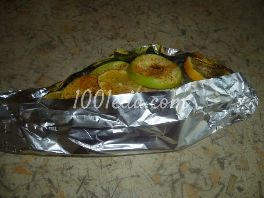 Карп с яблоком и лимоном в духовке: рецепт с пошаговым фото - Шаг №6
