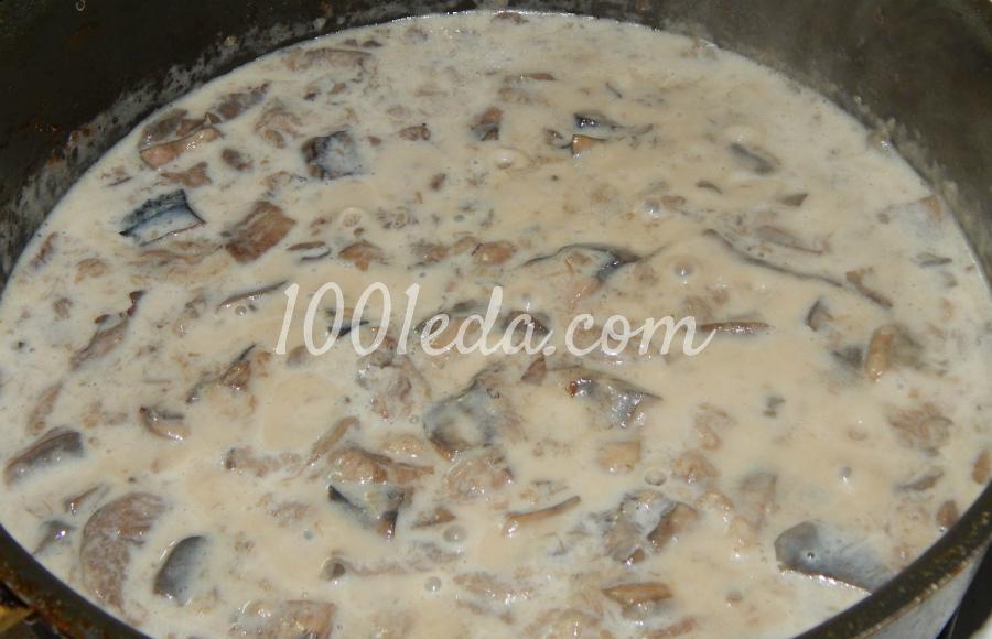 Картофель под молочно-грибным соусом: рецепт с пошаговым фото - Шаг №3