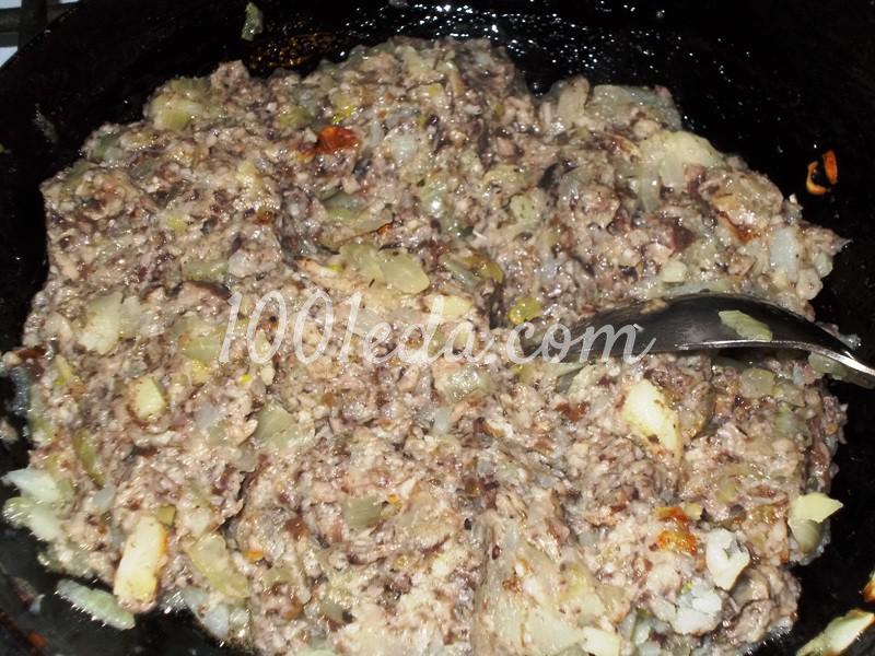 Картофель с грибной начинкой: рецепт с пошаговым фото - Шаг №3