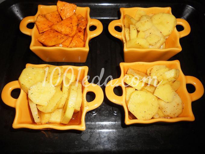 Картофель с тыквой в духовке: рецепт с пошаговым фото - Шаг №4