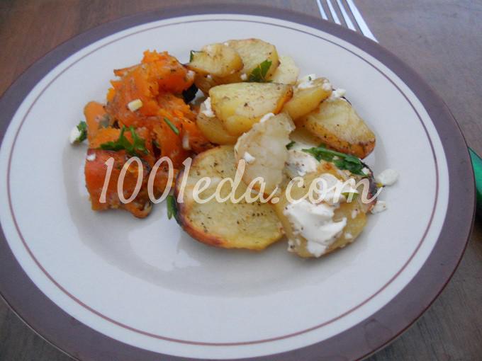 Картофель с тыквой в духовке: рецепт с пошаговым фото - Шаг №6