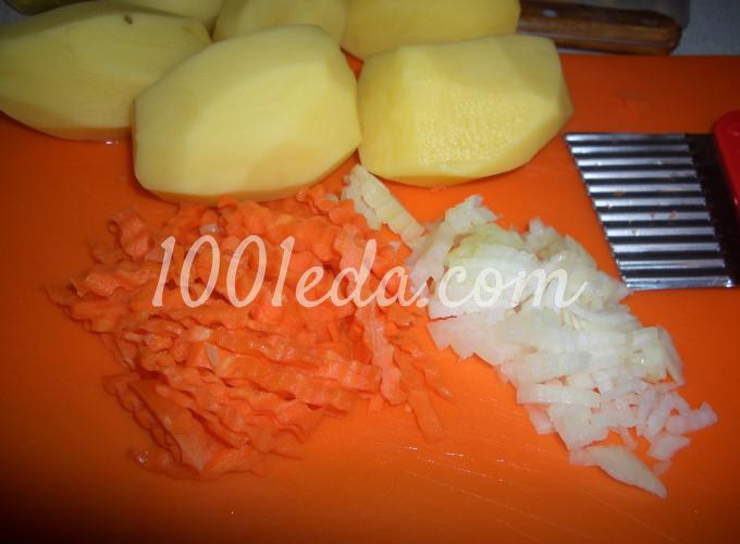 Картофель тушеный с тешей семги в мультиварке: рецепт с пошаговым фото - Шаг №1