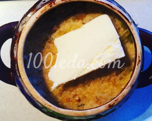 Картофельная бабка с курицей и грибами в глиняном горшочке: рецепт с пошаговым фото - Шаг №9