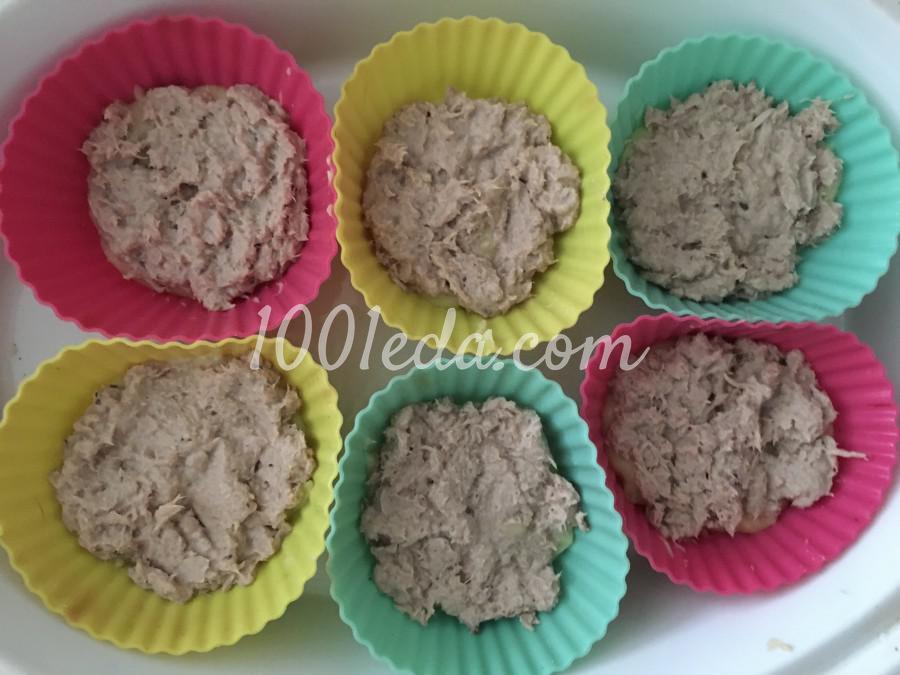 Картофельные маффины с индейкой для детей: рецепт с пошаговым фото - Шаг №8