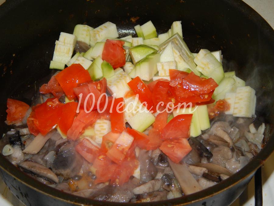 Картофельные шарики в грибо-овощной заливке: рецепт с пошаговым фото - Шаг №5