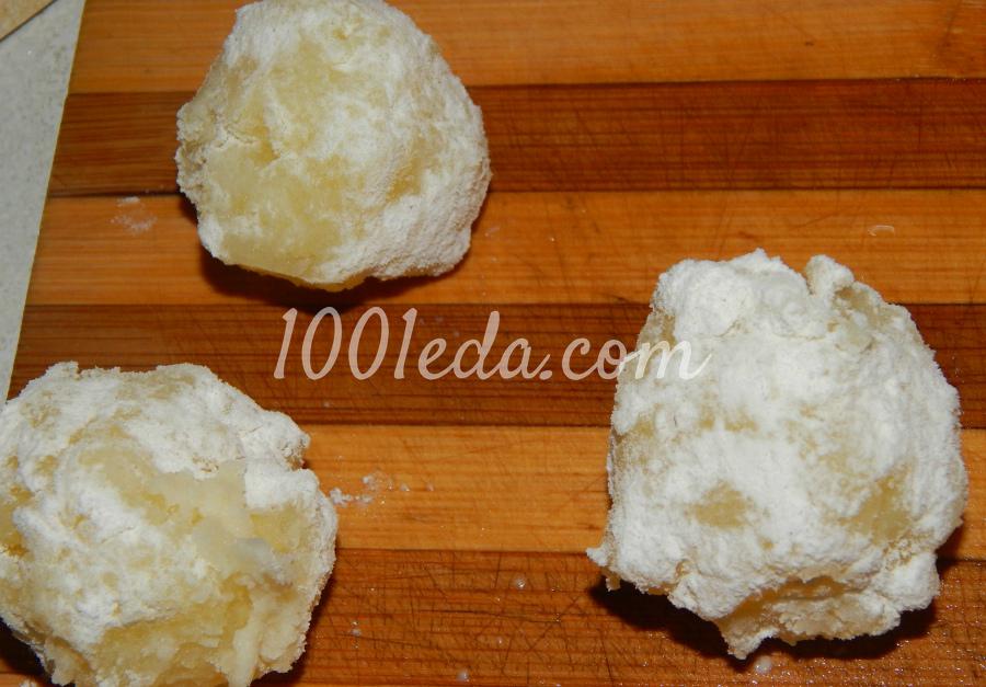 Картофельные шарики в грибо-овощной заливке: рецепт с пошаговым фото - Шаг №7