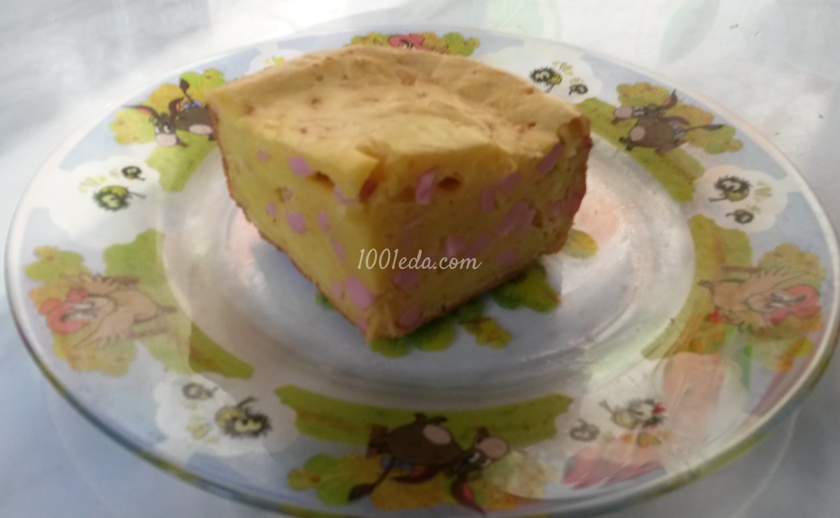 Кекс с сыром и колбаской для детей: рецепт с пошаговым фото - Шаг №6