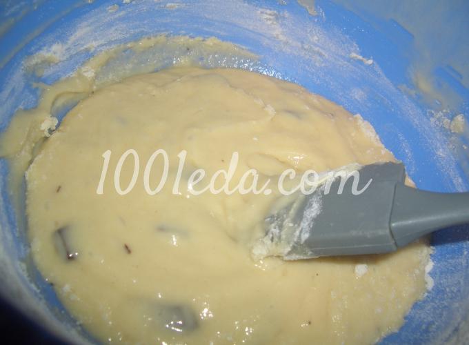 Кекс со сливочными грушами и горьким шоколадом: рецепт с пошаговым фото- Шаг №7