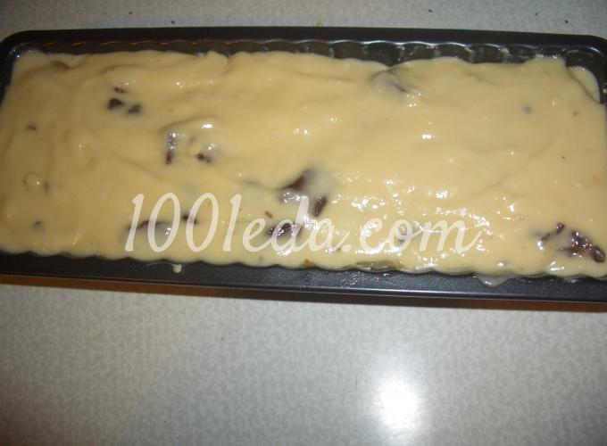 Кекс со сливочными грушами и горьким шоколадом: рецепт с пошаговым фото- Шаг №8
