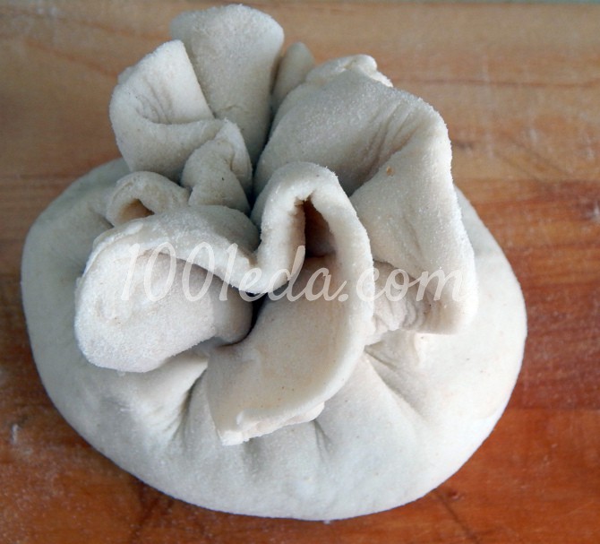 Китайские вареники с картофелем и грибами Мешочки с сюрпризом: рецепт с пошаговым фото - Шаг №6