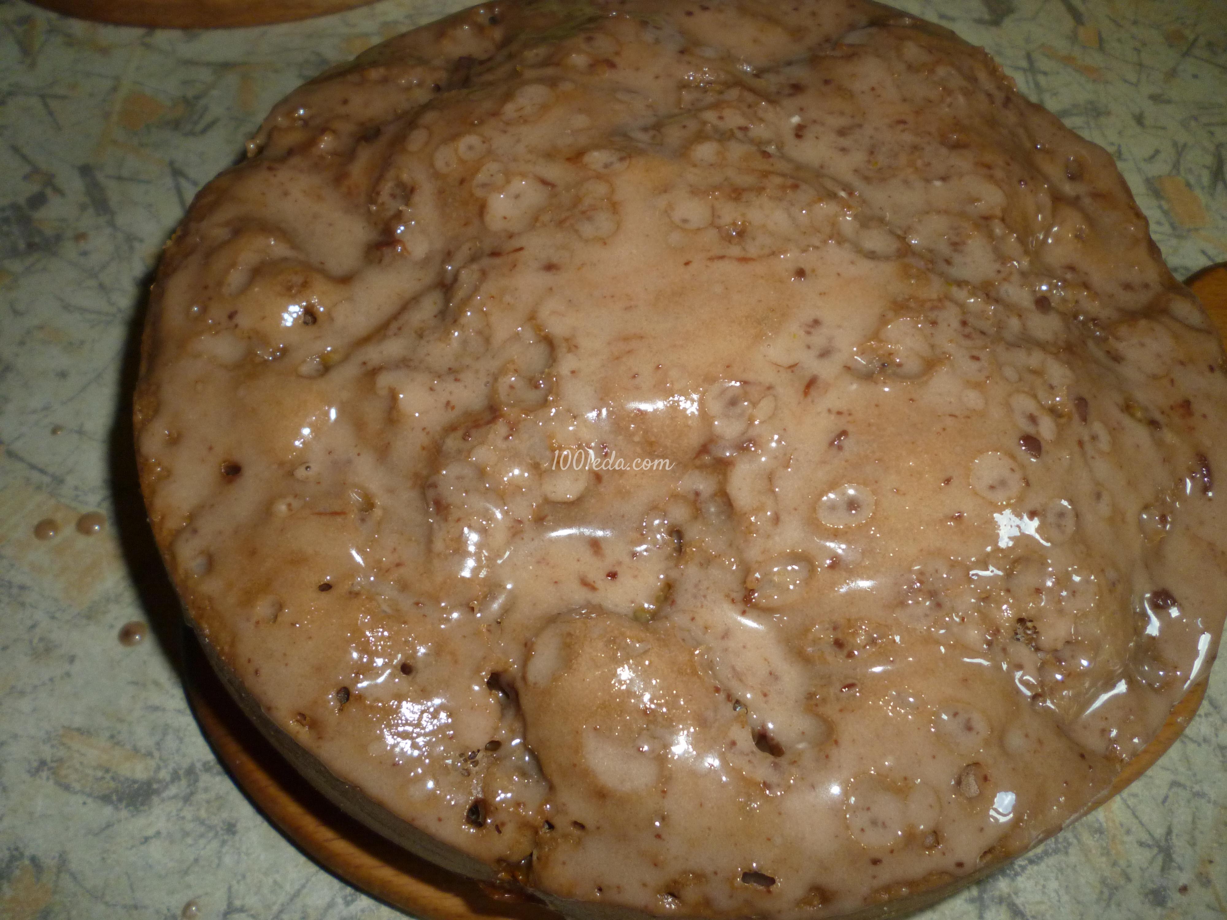 Шоколадный пирог с яблоками и персиком в мультиварке: рецепт с пошаговым фото - Шаг №8