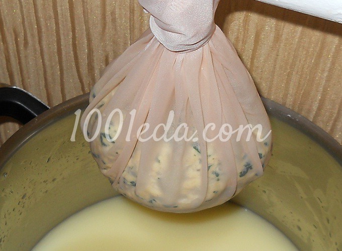 Кубанский ком – пасхальный яичный сыр: рецепт с пошаговым фото - Шаг №7