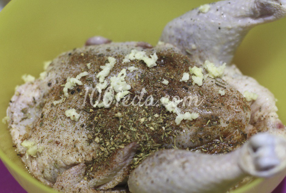 Курица, фаршированная рисом по мотивам плова, в мультиварке: рецепт с пошаговым фото - Шаг №1