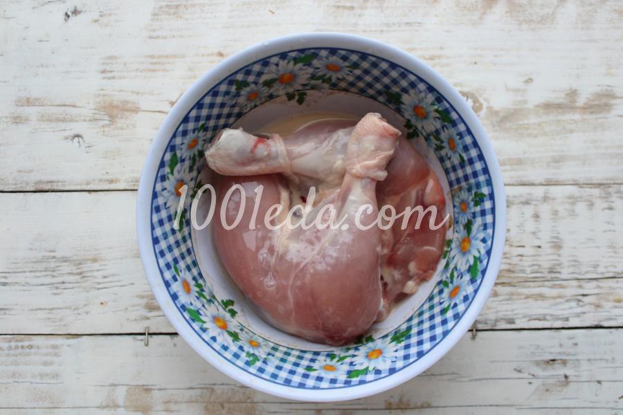 Курица по-французски с карамелизированным луком: пошаговым фото - Шаг №4