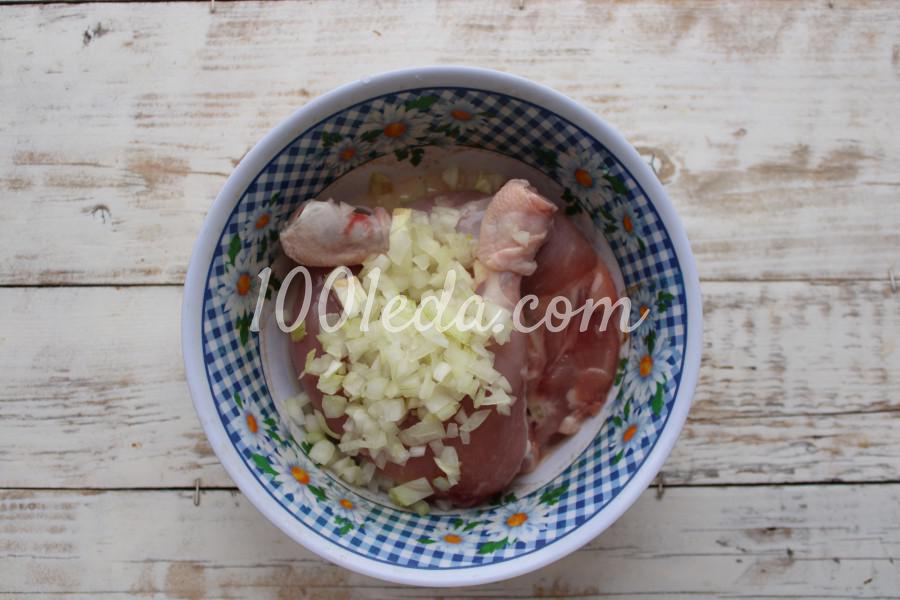 Курица по-французски с карамелизированным луком: пошаговым фото - Шаг №5