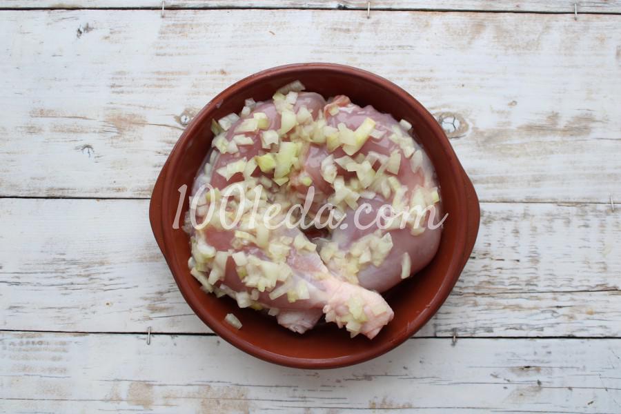 Курица по-французски с карамелизированным луком: пошаговым фото - Шаг №6