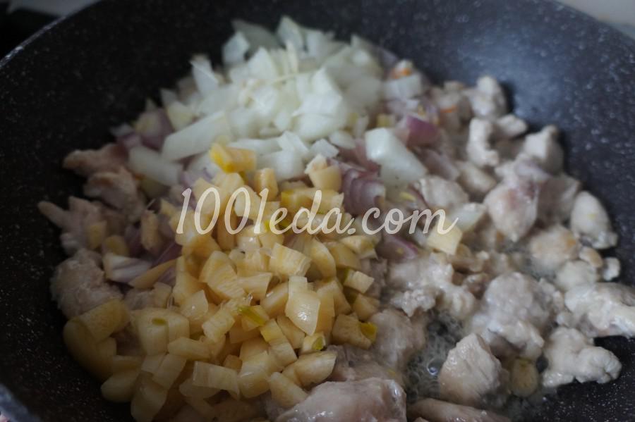 Курица с грибами и стручковой фасолью: рецепт с пошаговым фото - Шаг №2