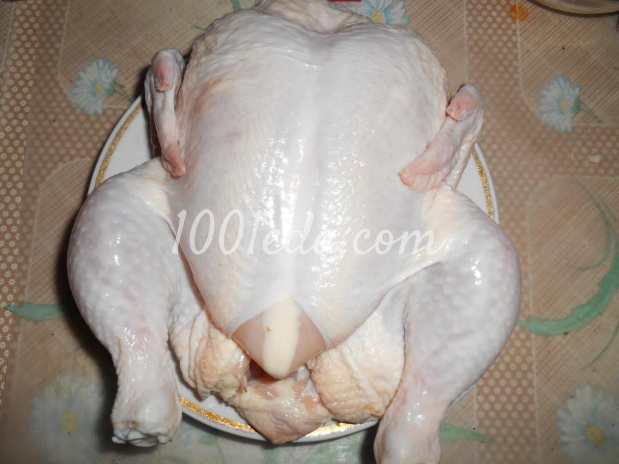 Курица, запечённая целиком в рукаве: рецепт с пошаговым фото - Шаг №1