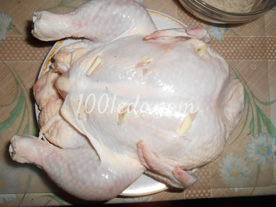 Курица, запечённая целиком в рукаве: рецепт с пошаговым фото - Шаг №4
