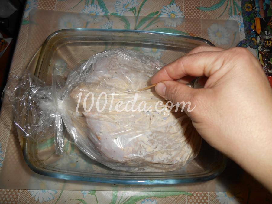 Курица, запечённая целиком в рукаве: рецепт с пошаговым фото - Шаг №7