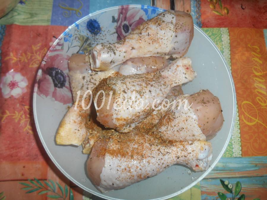 Куриные голени с картофелем, запечённые в рукаве: пошаговое фото - Шаг №1 Куриные голени с картофелем, запечённые в рукаве: пошаговое фото - Шаг №1