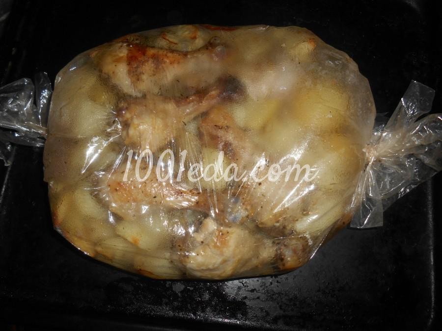 Куриные голени с картофелем, запечённые в рукаве: пошаговое фото - Шаг №5