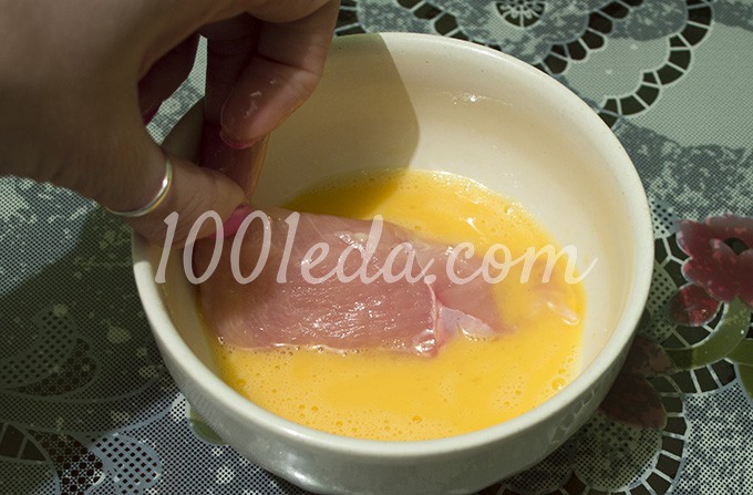 Куриные наггетсы в панировке из сухарей и яиц: рецепт с пошаговым фото - Шаг №7