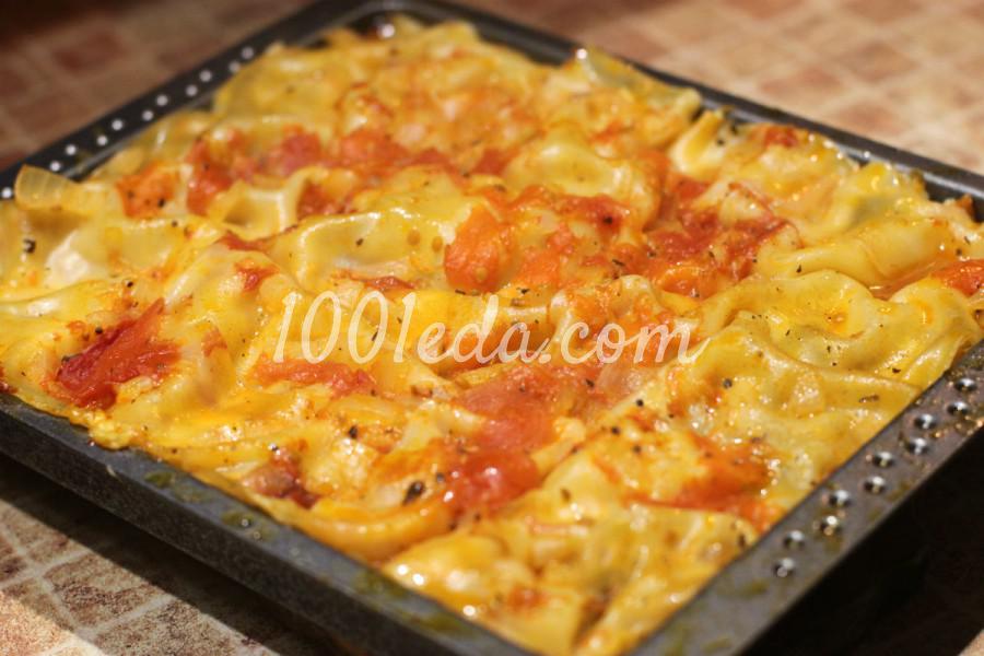 Лазанья с курицей, шампиньонами и томатным соусом: рецепт с пошаговым фото - Шаг №14