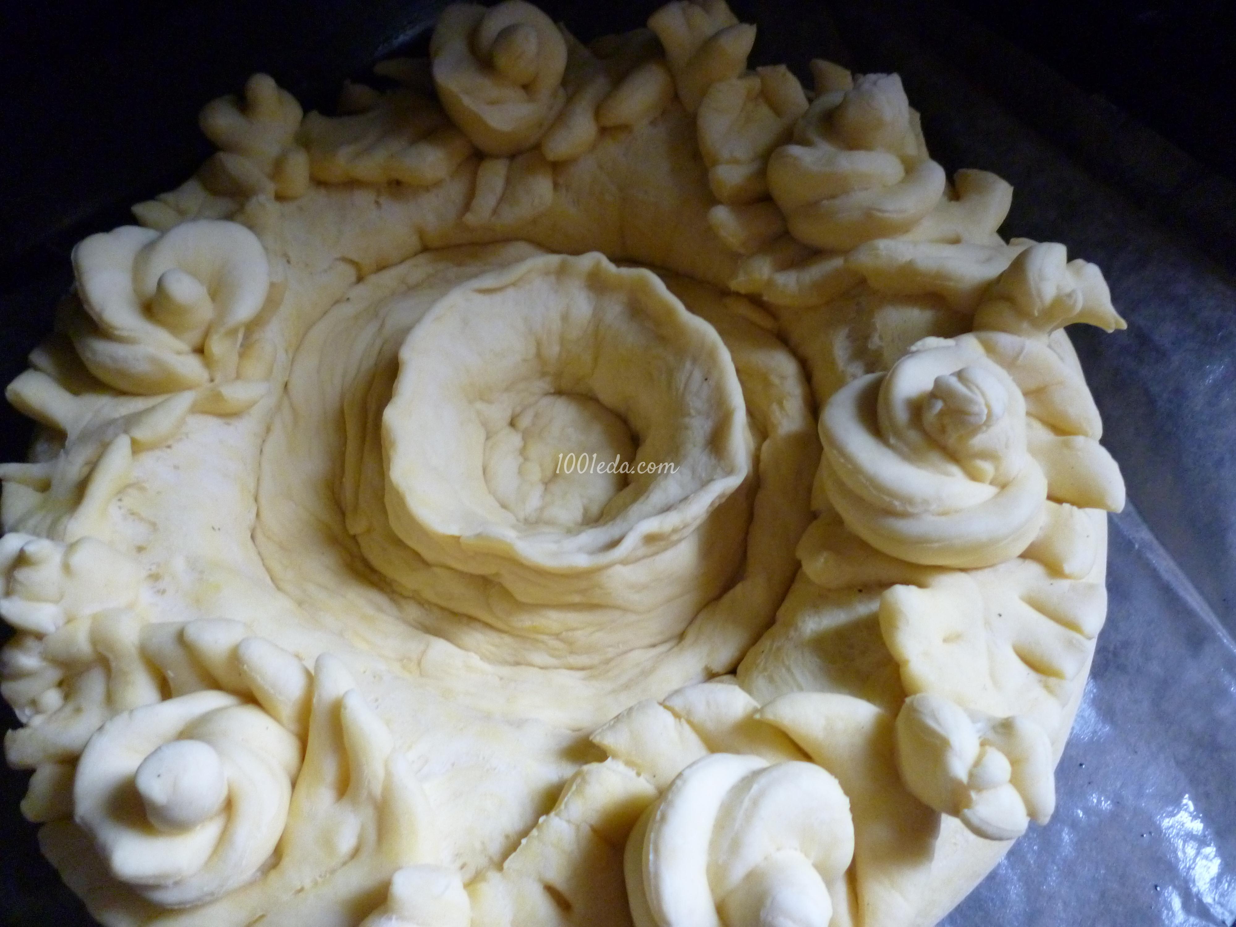 Ленивый дрожжевой пирог: рецепт с пошаговым фото - Шаг №15