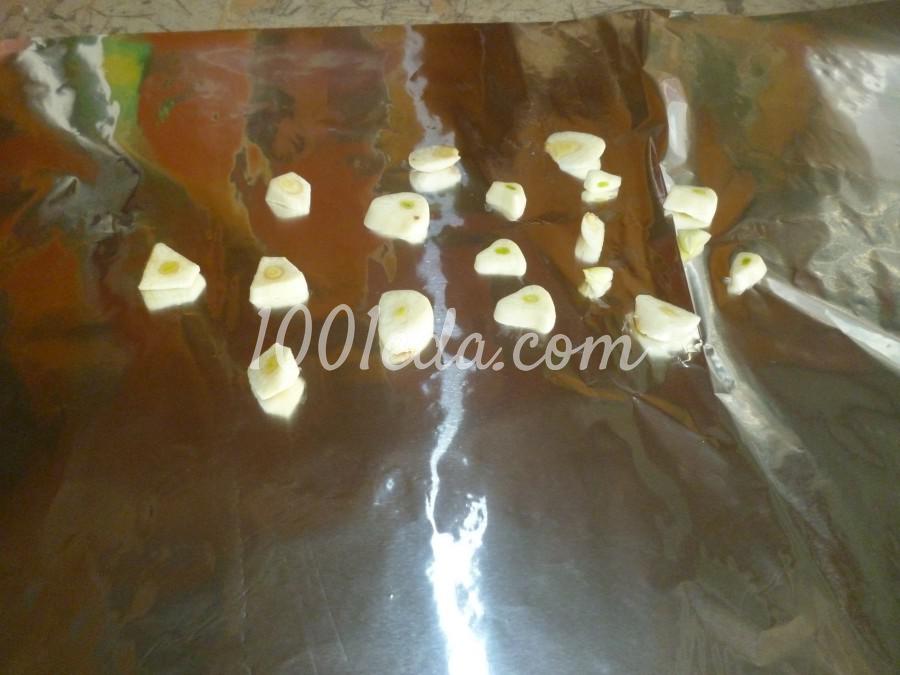 Ленивый фаршированный грибами окорочок в духовке: рецепт с пошаговым фото - Шаг №5