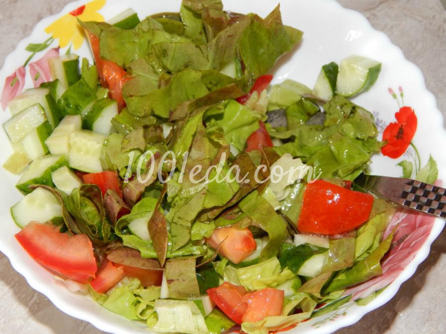 Летний легкий овощной салат с зеленью: пошаговый с фото - Шаг №4