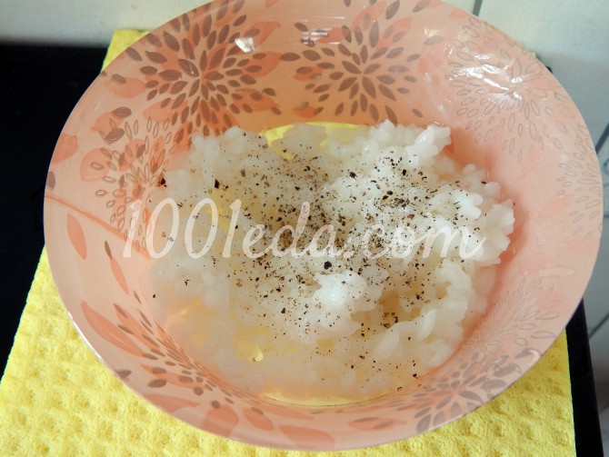 Летняя овощная тарелка с рисовыми шариками: рецепт с пошаговым фото - Шаг №1