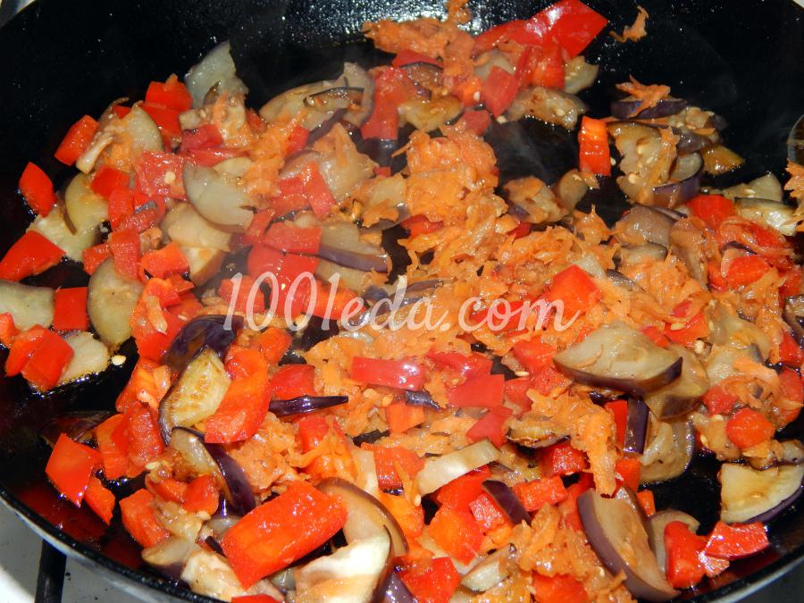 Лингвини с овощами под штрейзелем: рецепт с пошаговым фото - Шаг №4