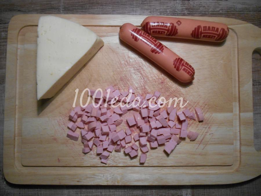 Маффины с сыром и колбасой: рецепт с пошаговым фото - Шаг №8