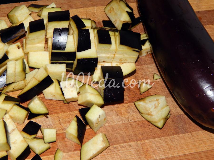 Макароны с грибно-баклажановым соусом со вкусом копченостей: рецепт с пошаговым фото - Шаг №1