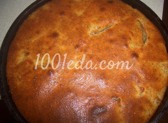 Маковый пирог с яблоками: рецепт с пошаговым фото - Шаг №6