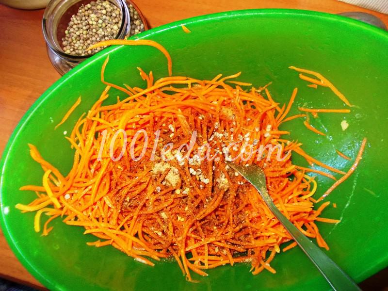  Морковь по-корейски по рецепту сестры: рецепт с пошаговым фото - Шаг №3