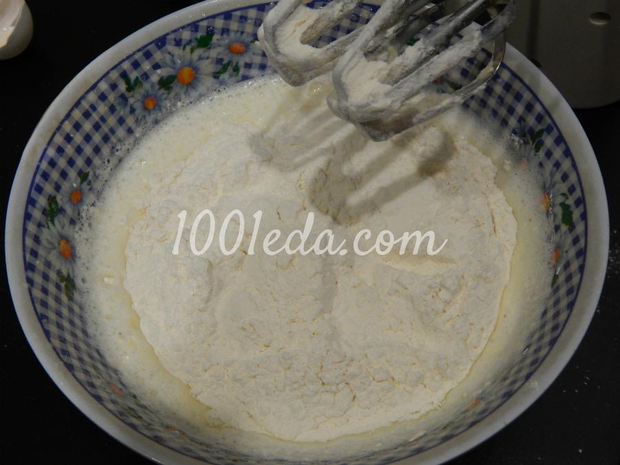 Мраморный кекс с грецким орехом: рецепт с пошаговым фото - Шаг №3