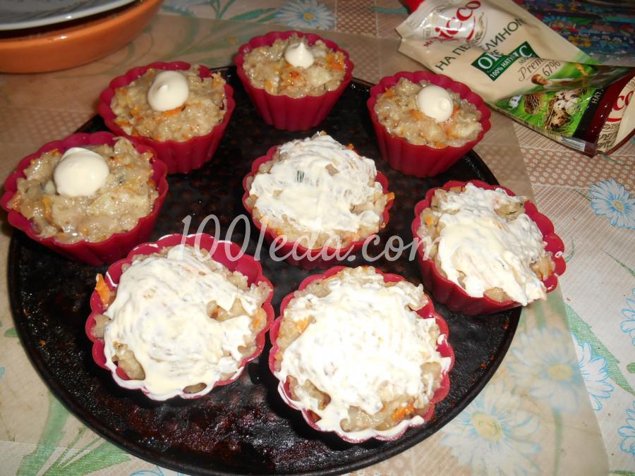 Мясные кексики с перепелиными яйцами: рецепт с пошаговым фото - Шаг №14