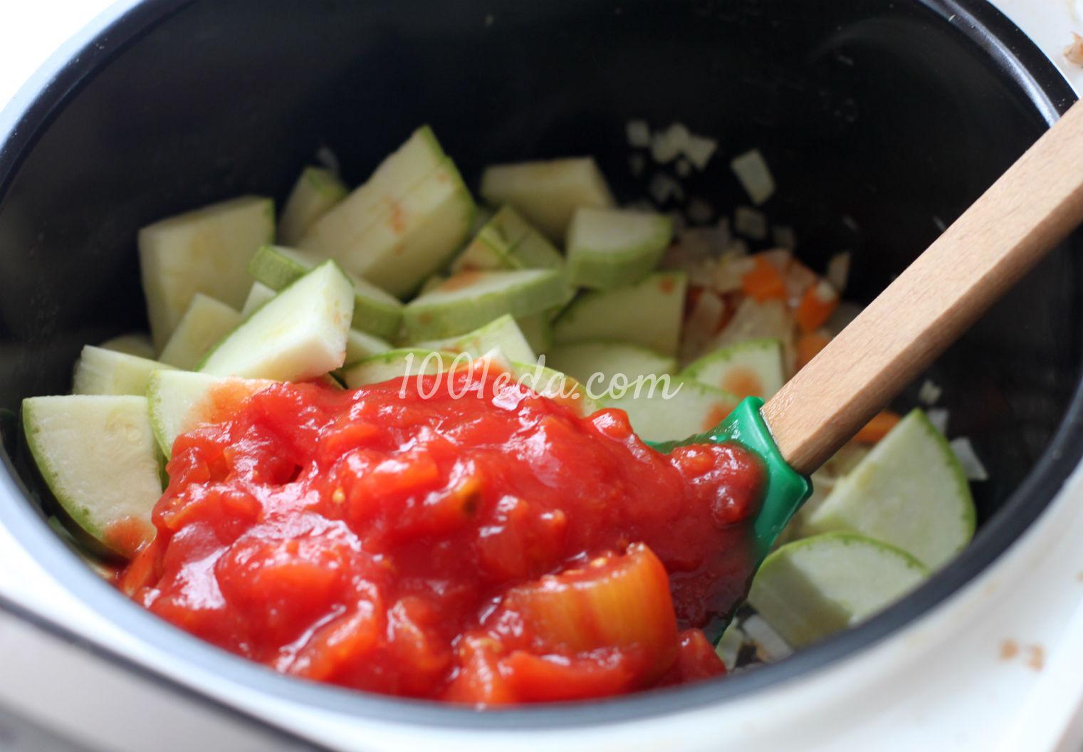 Мясные шарики с кабачками в томатном соусе в мультиварке: рецепт с пошаговым фото - Шаг №4