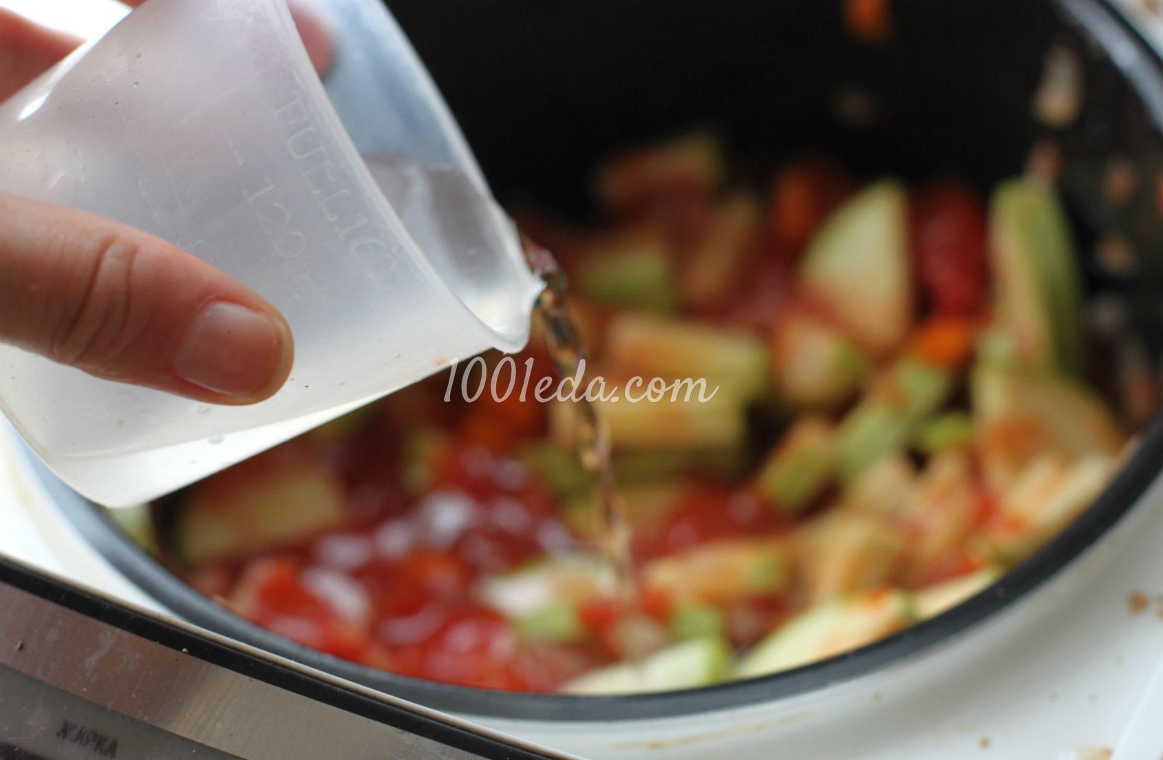 Мясные шарики с кабачками в томатном соусе в мультиварке: рецепт с пошаговым фото - Шаг №5