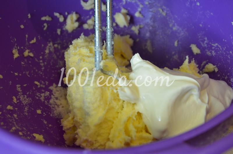Нежный торт из печенья со сметанно-масляным кремом: рецепт с пошаговым фото - Шаг №3