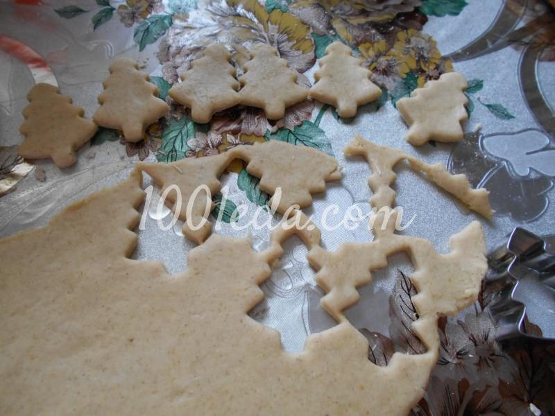 Новогоднее соленое печенье "Для старшеньких": пошаговое фото - Шаг №5