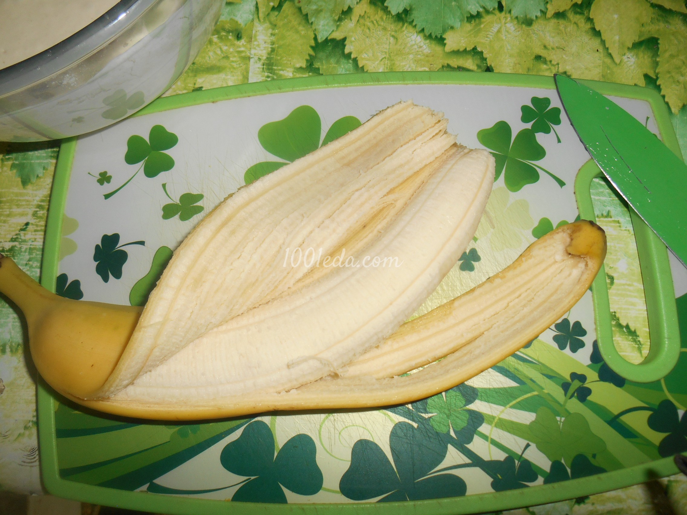 Оладьи с бананами без яиц для детей и взрослых: рецепт с пошаговым фото - Шаг №3